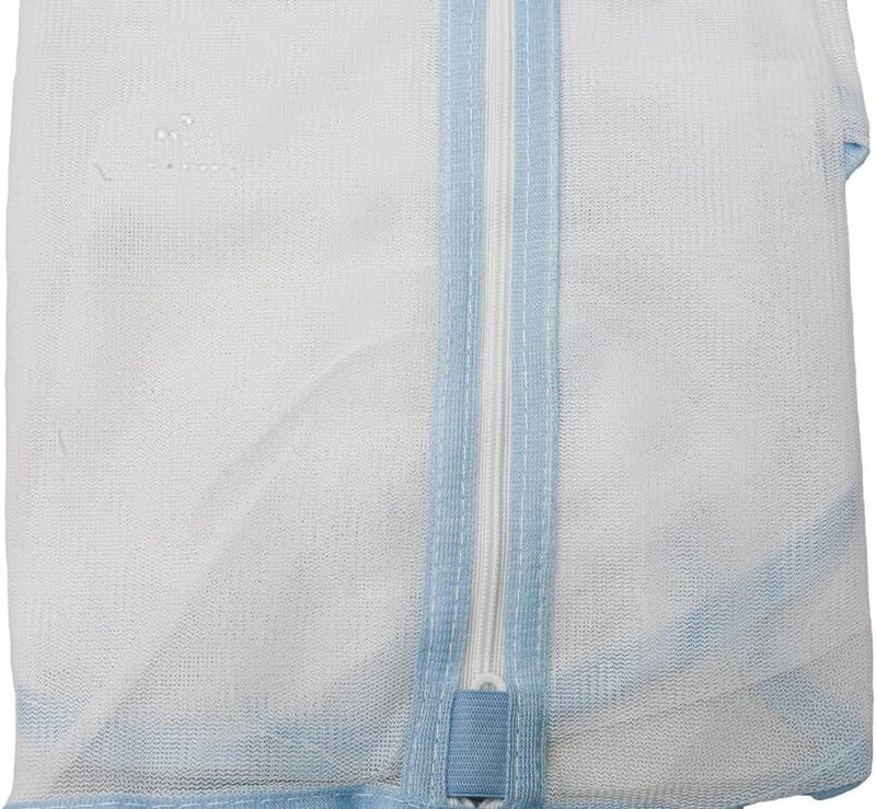 DAISO Jumbo Cylindrical Laundry Net - Protective Mesh Wash Bag for Delicate Clothes - Image 2